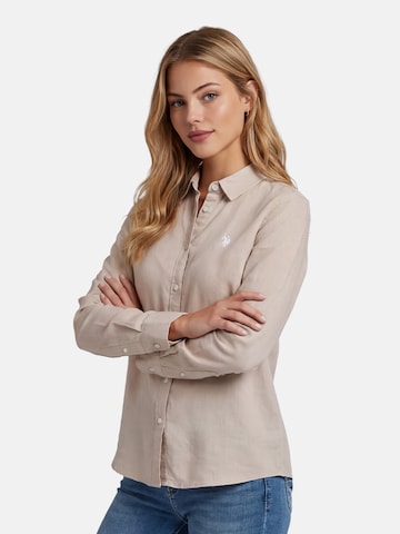 U.S. POLO ASSN. Blouse in Beige
