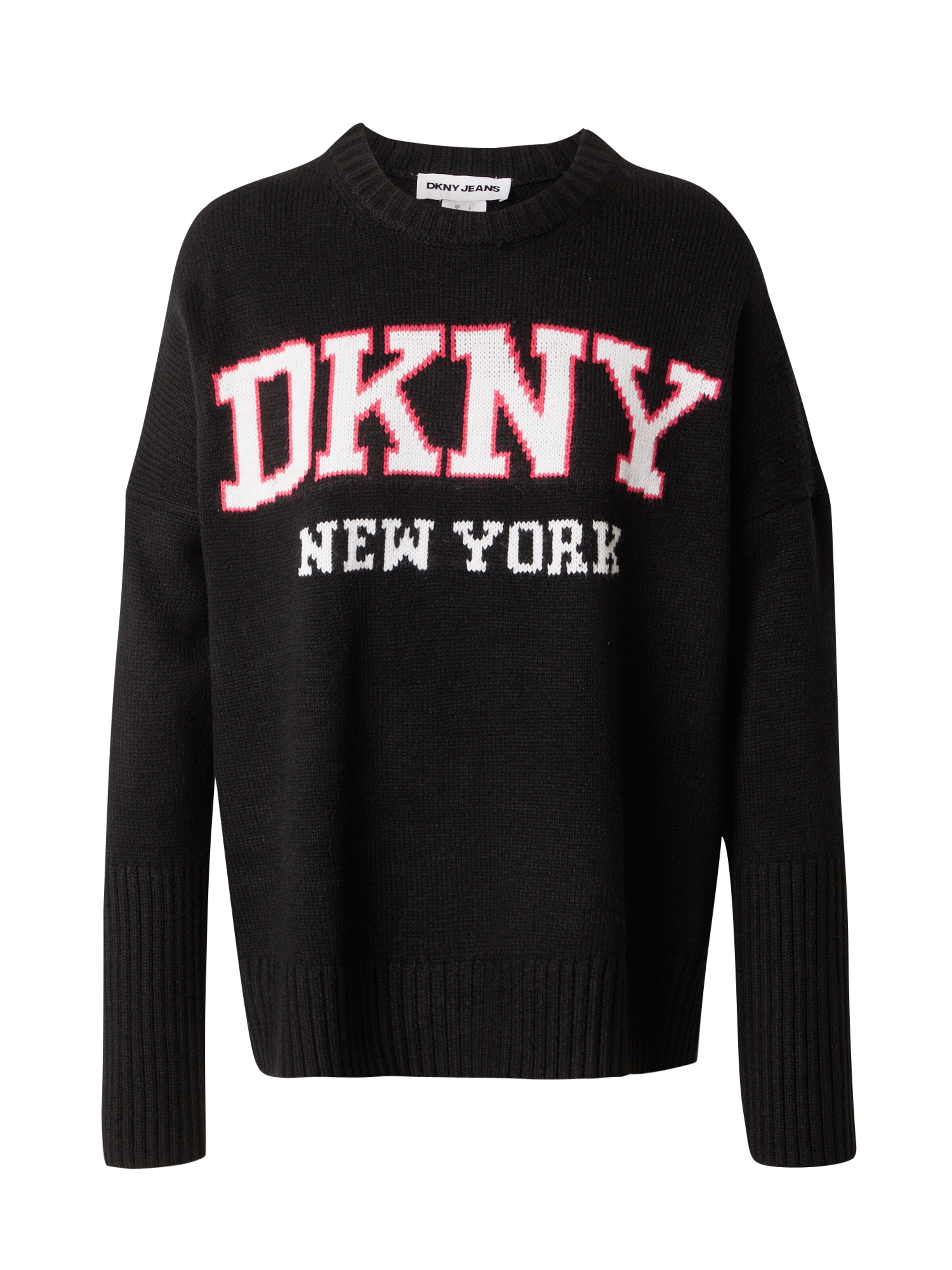 DKNY Pulóver - fekete: elől