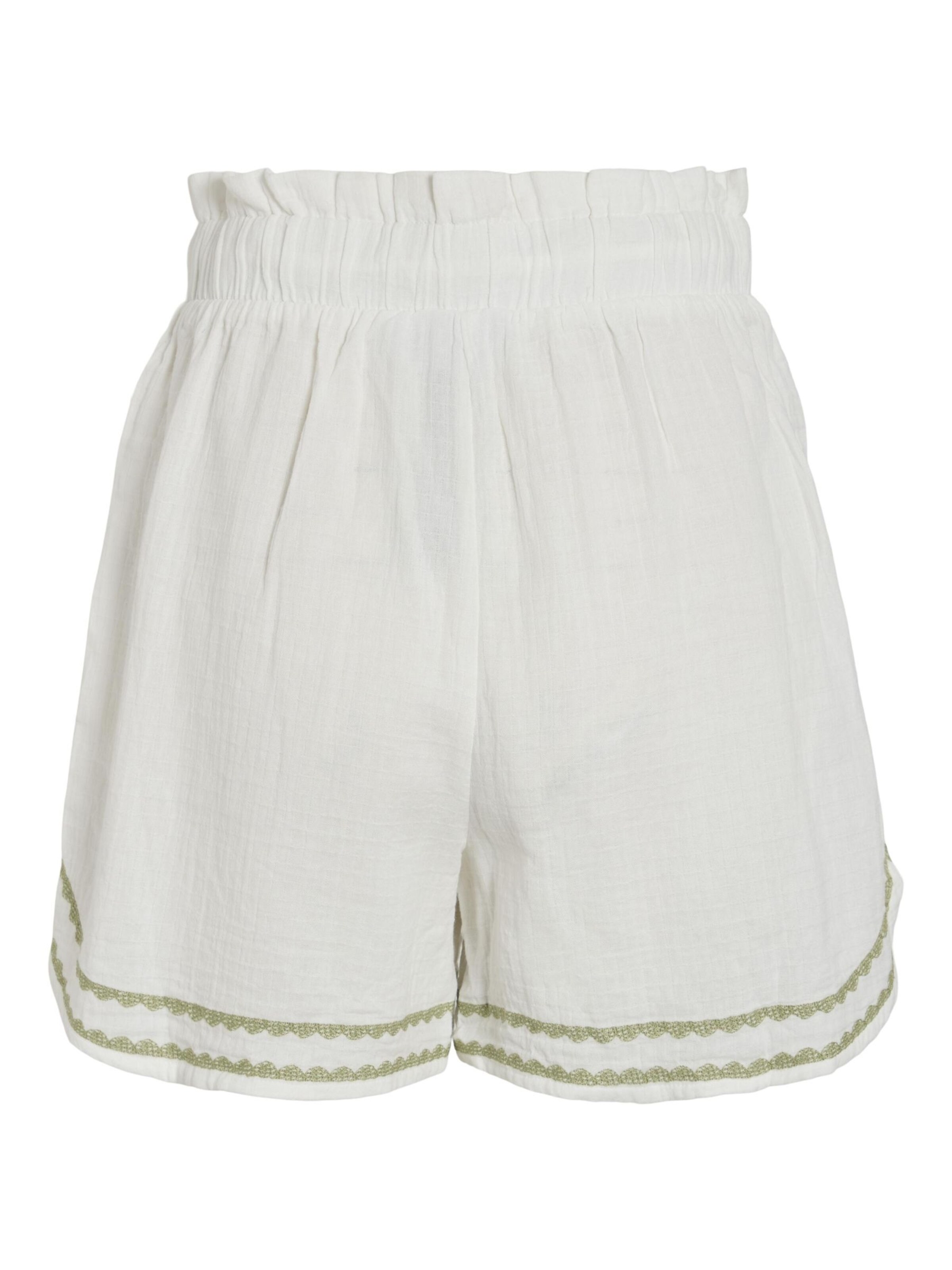 VILA Regular Broek in Wit