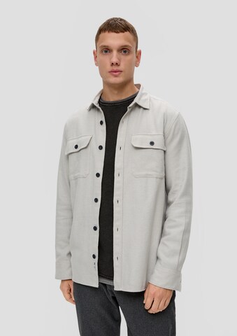 QS - Ajuste regular Camisa en gris: frente