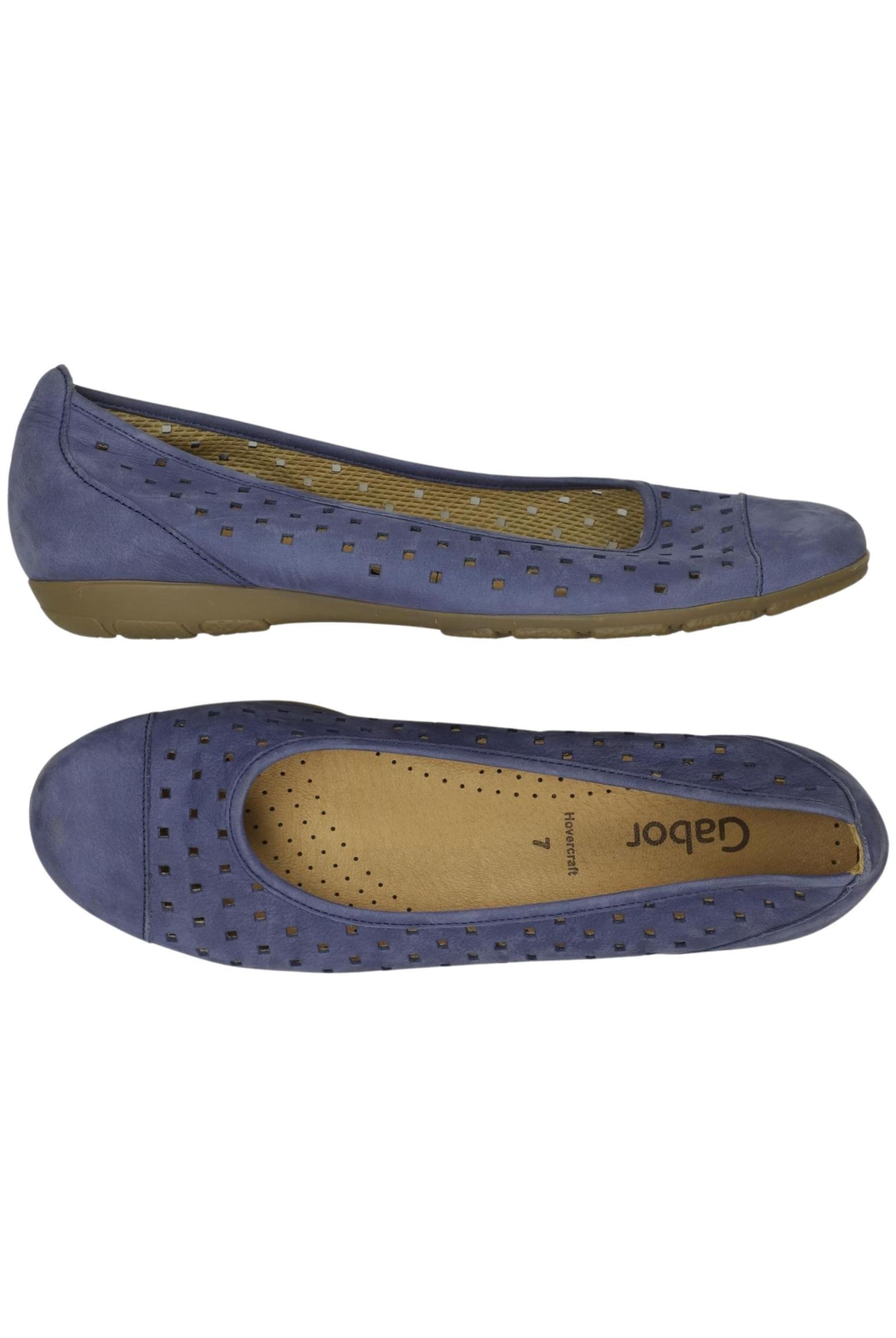 GABOR Ballerina 40,5 in Blau: Vorderseite
