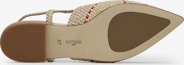 LOTTUSSE Sandals 'Destalonado' in Beige