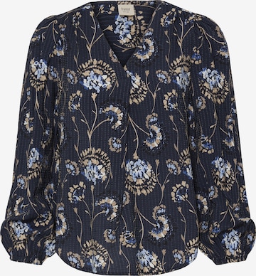 Fransa Blouse 'KALIA' in Blauw: voorkant