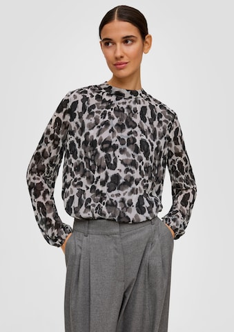 s.Oliver BLACK LABEL Blouse in Grijs: voorkant