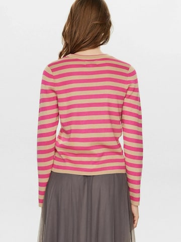 NÜMPH Sweater 'Stripy' in Beige