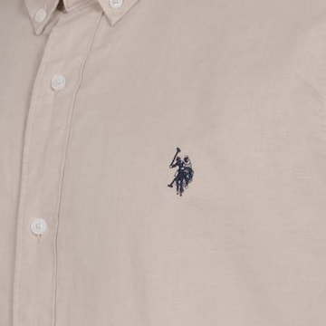 U.S. POLO ASSN. Regular fit Overhemd in Beige