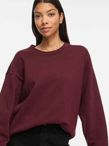 VILA Sweatshirt 'VIVera' in Rood