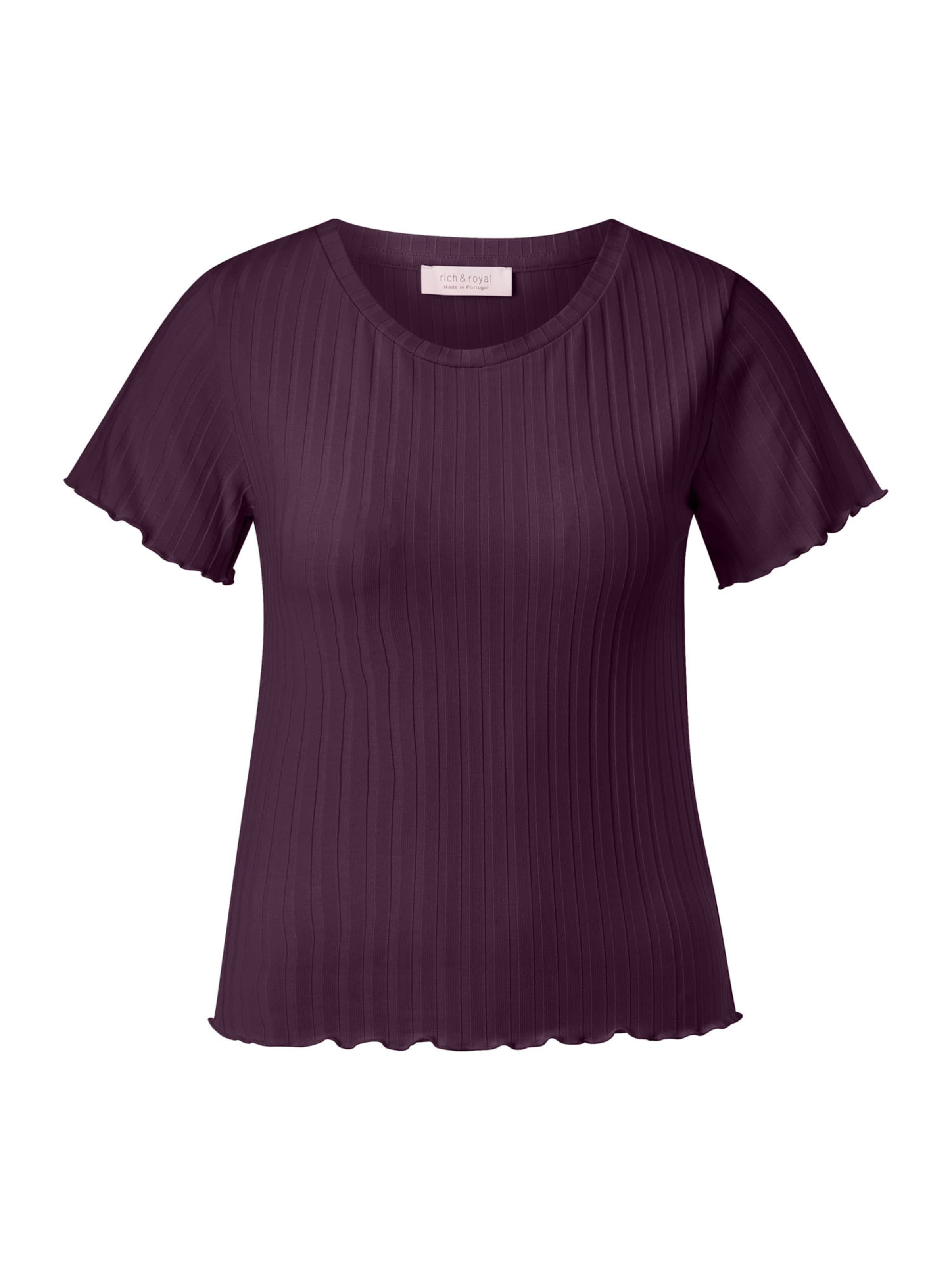 T-shirt Rich & Royal en violet : devant