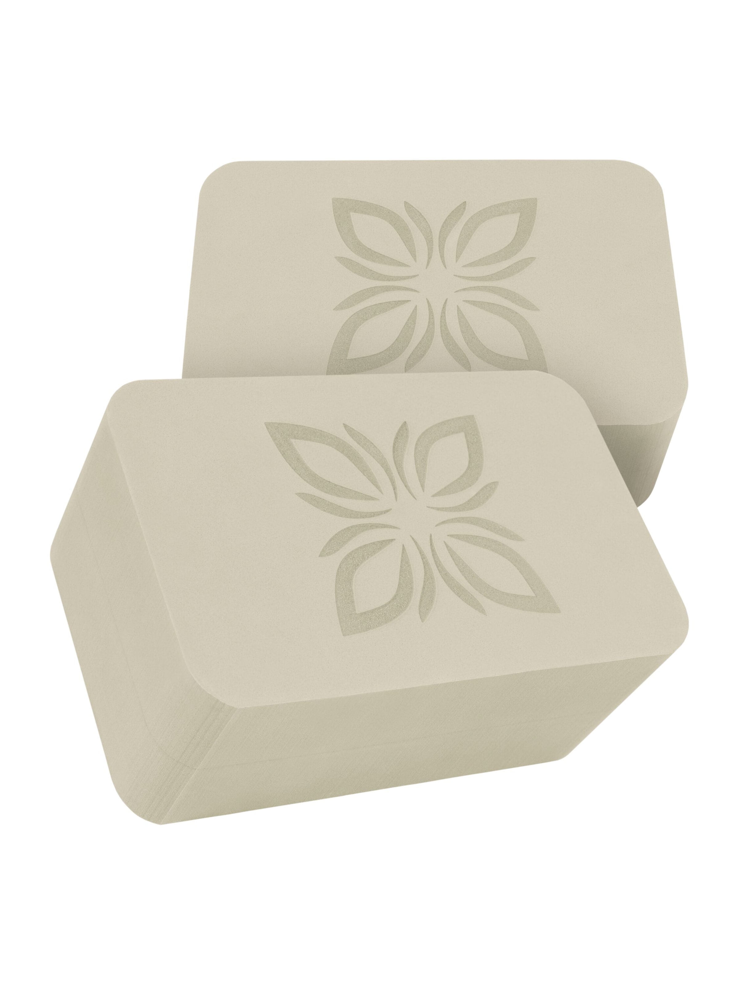 OMNANA Yoga Block 'RAISE™' in Beige: front