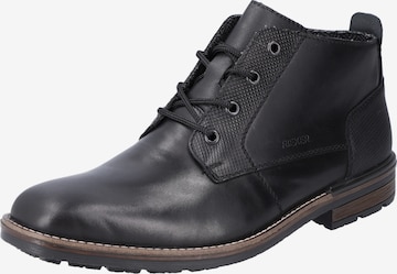 Rieker Lace-Up Boots in Black: front