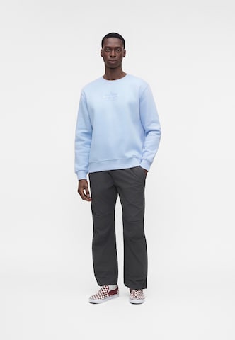 mėlyna ALPHA INDUSTRIES Megztinis be užsegimo 'Foam'