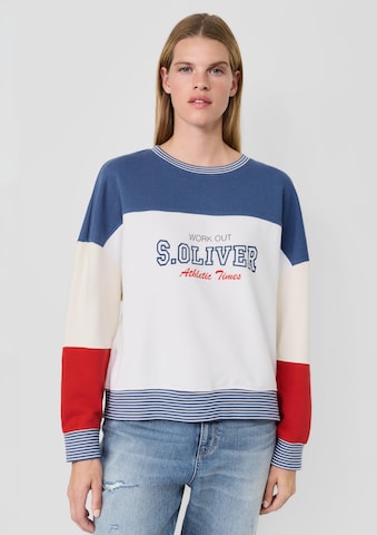 s.Oliver Majica 'Vintage' | modra barva: sprednja stran