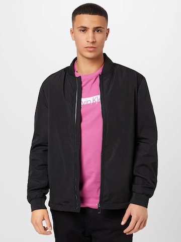 Calvin Klein Between-Season Jacket in Black: front