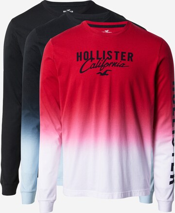 T-Shirt HOLLISTER en bleu : devant