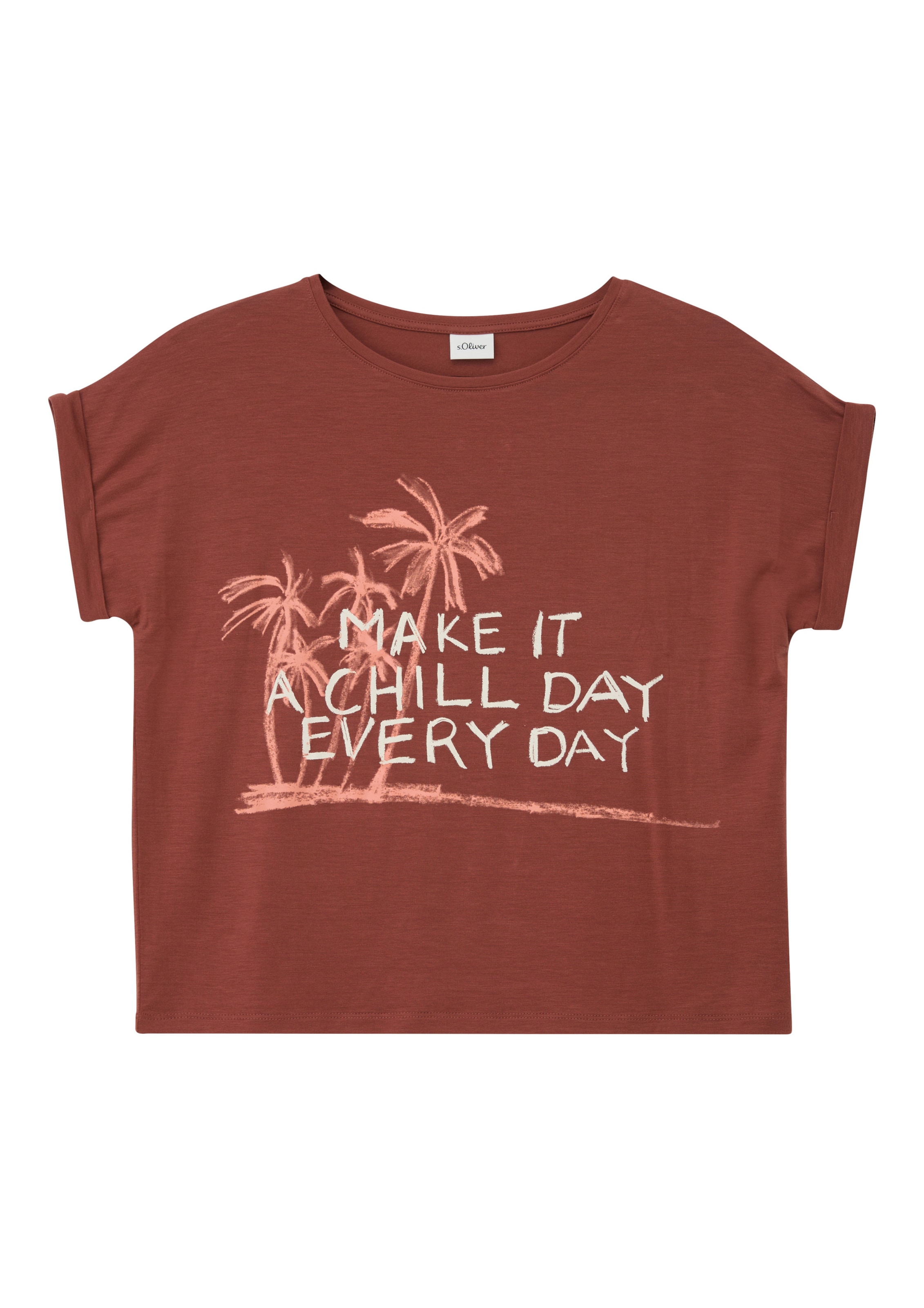 s.Oliver Shirt in Red: front