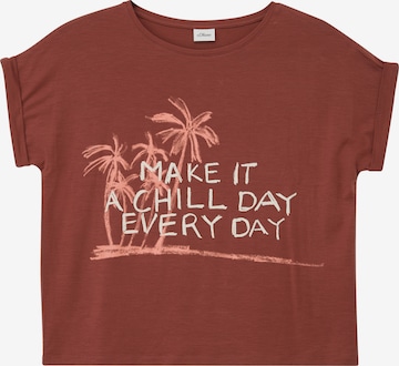 s.Oliver Shirt in Red: front