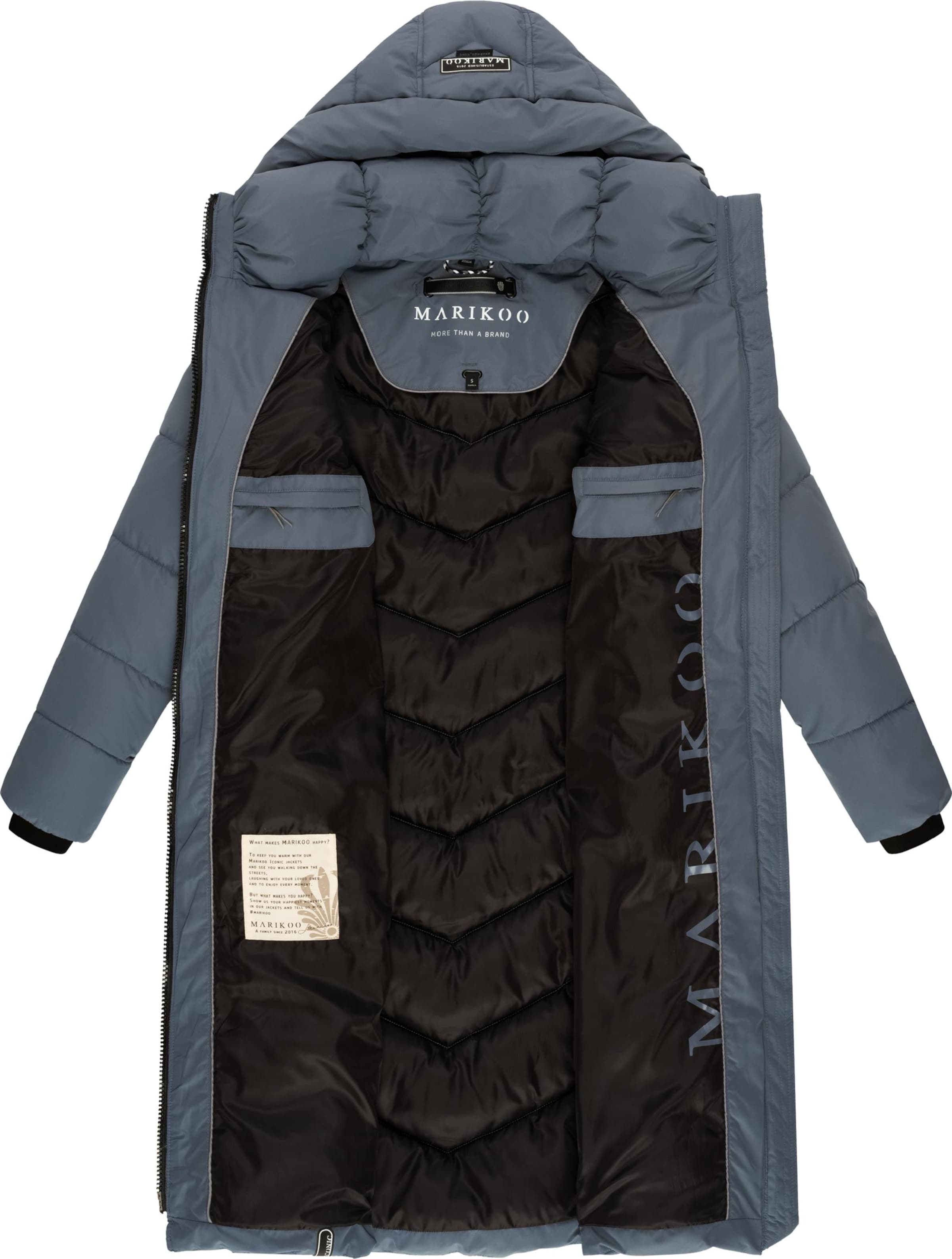 Manteau d’hiver 'Sahnekatzii XIV-1' MARIKOO en bleu