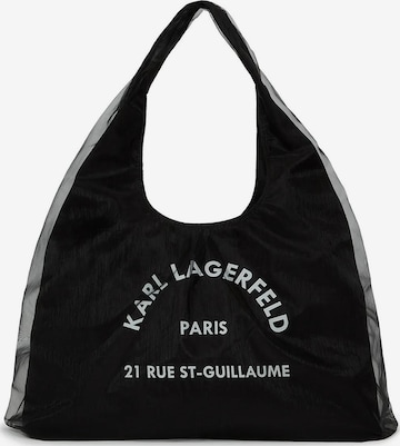 juoda Karl Lagerfeld Pirkinių krepšys: priekis