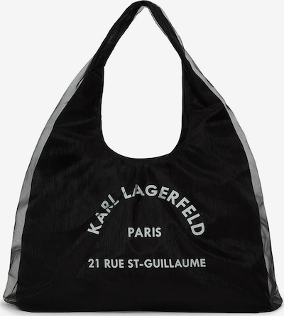 One Size dydžio Pirkinių krepšys iš Karl Lagerfeld, spalva – pilka / juoda, Prekių apžvalga