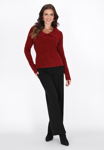 faina Sweater in Red