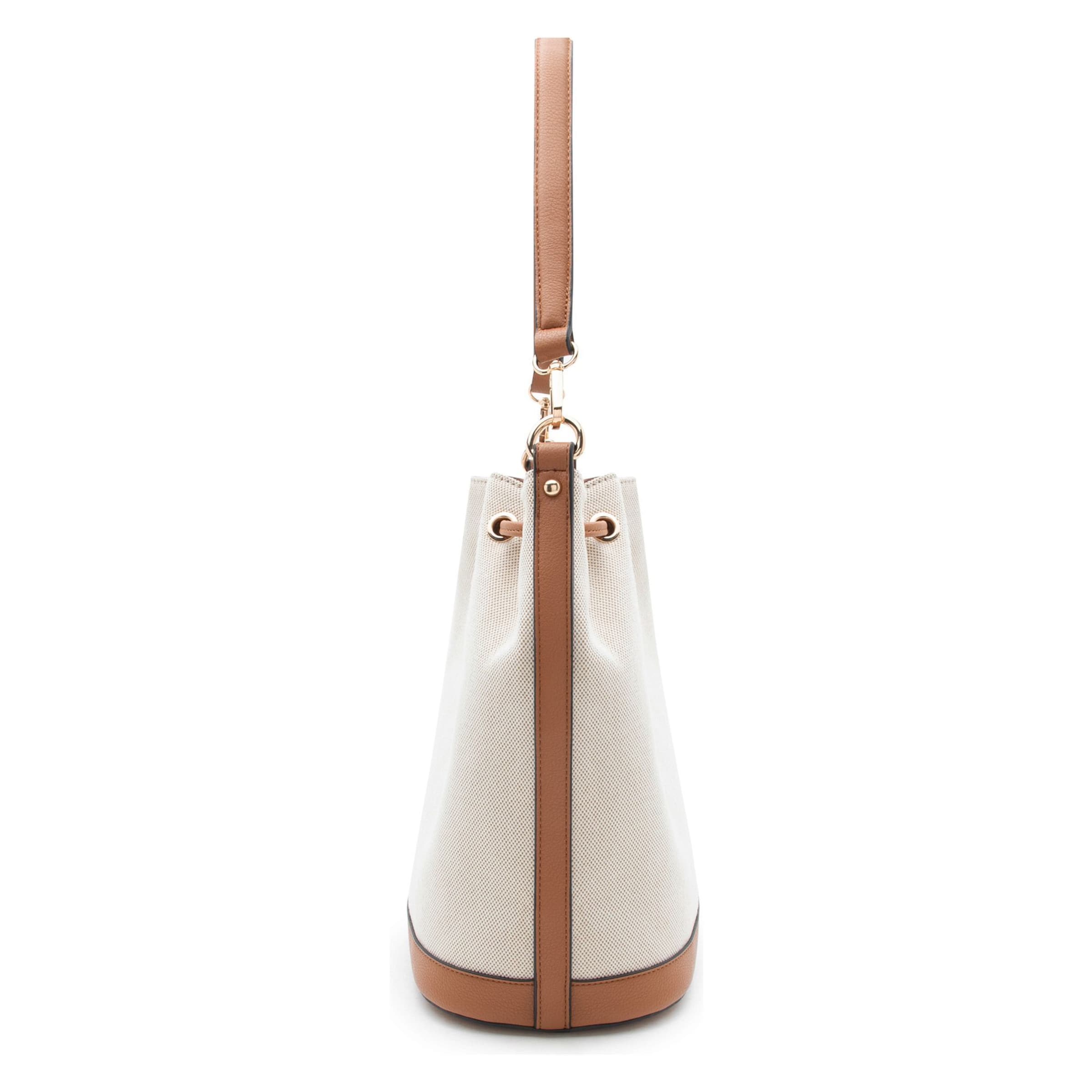 Poche ventrale 'Rea' L.CREDI en beige