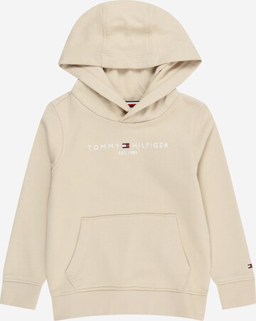 Sweat 'ESSENTIAL' TOMMY HILFIGER en beige : devant