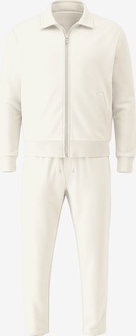 C&City Joggingpak in Beige: voorkant