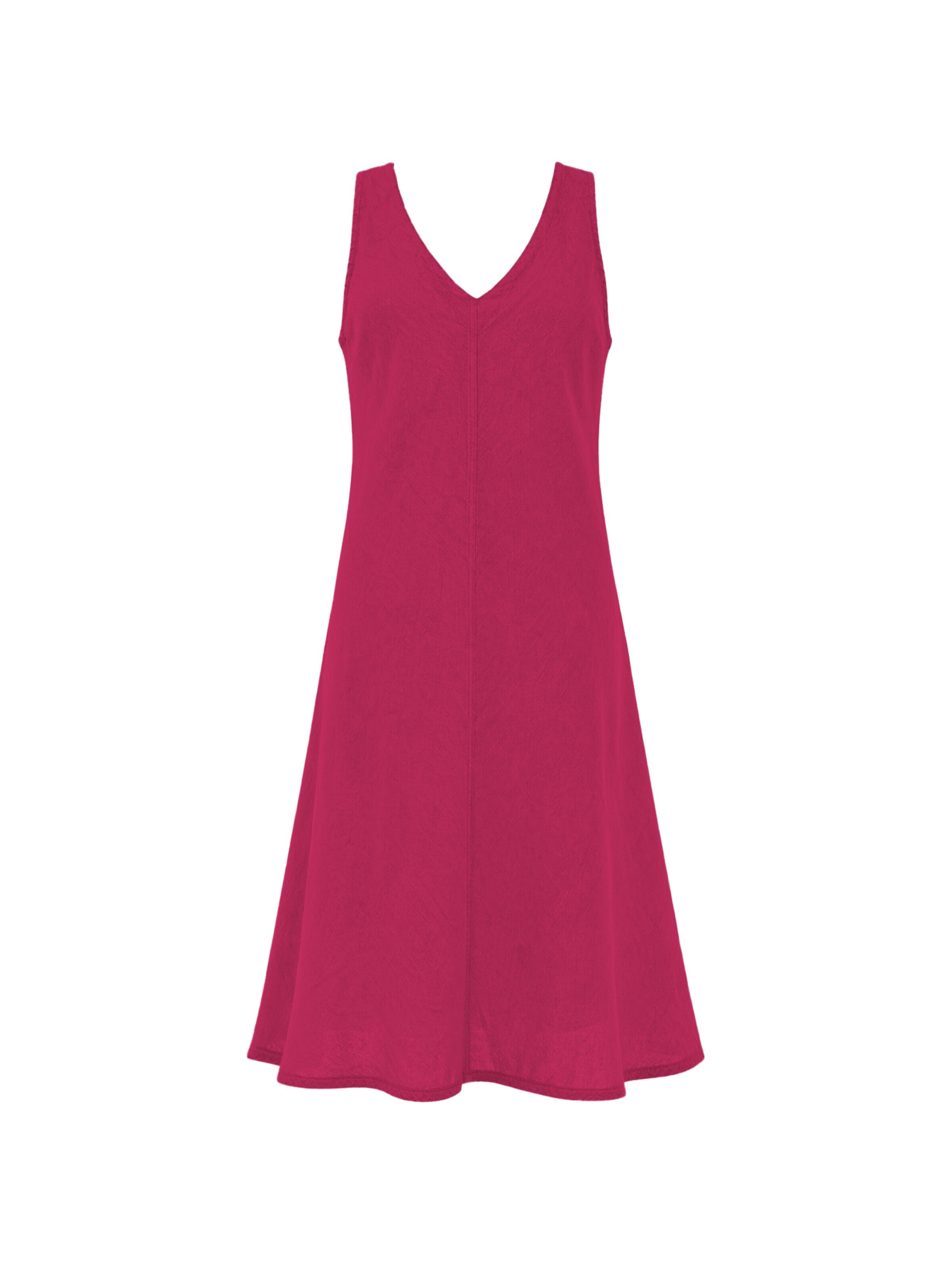 Robe d’été 'V Neck Linen Cami Dress' Haris Cotton en rose : devant