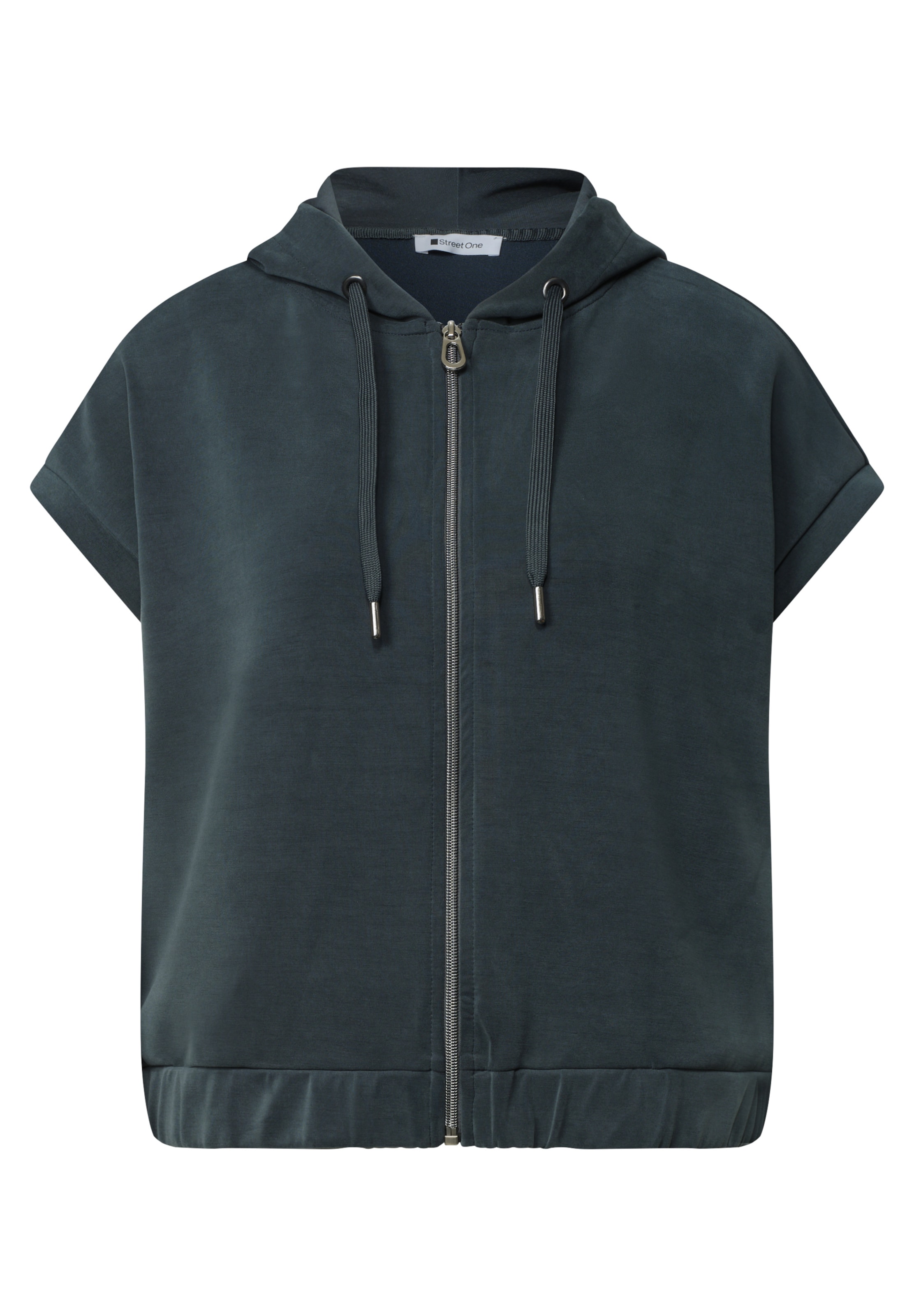 STREET ONE Strickjacke in Grün: Vorderseite