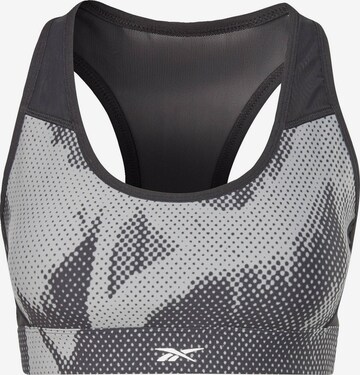 Soutien-gorge de sport Reebok en gris : devant