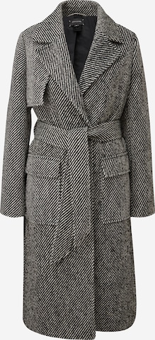 COMMA Between-Seasons Coat in Grey: front