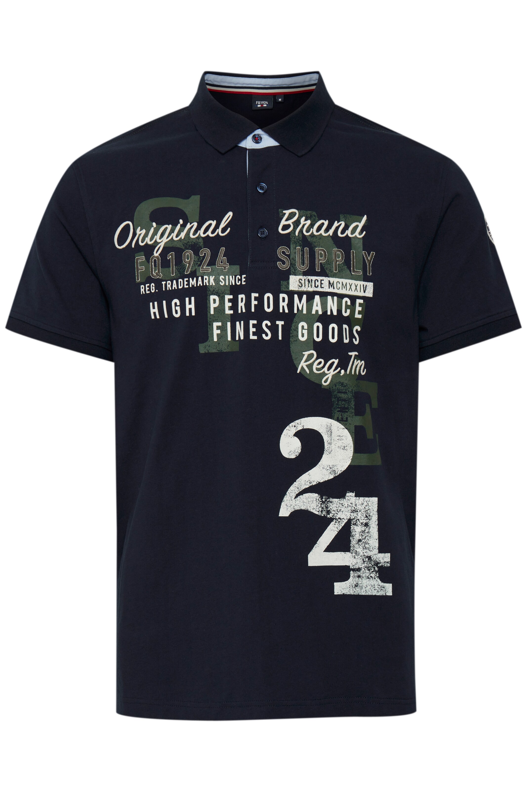 FQ1924 Shirt 'RAGNAR' in Blauw: voorkant