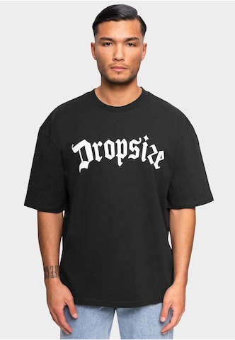 Dropsize T-Shirt in Schwarz: predná strana