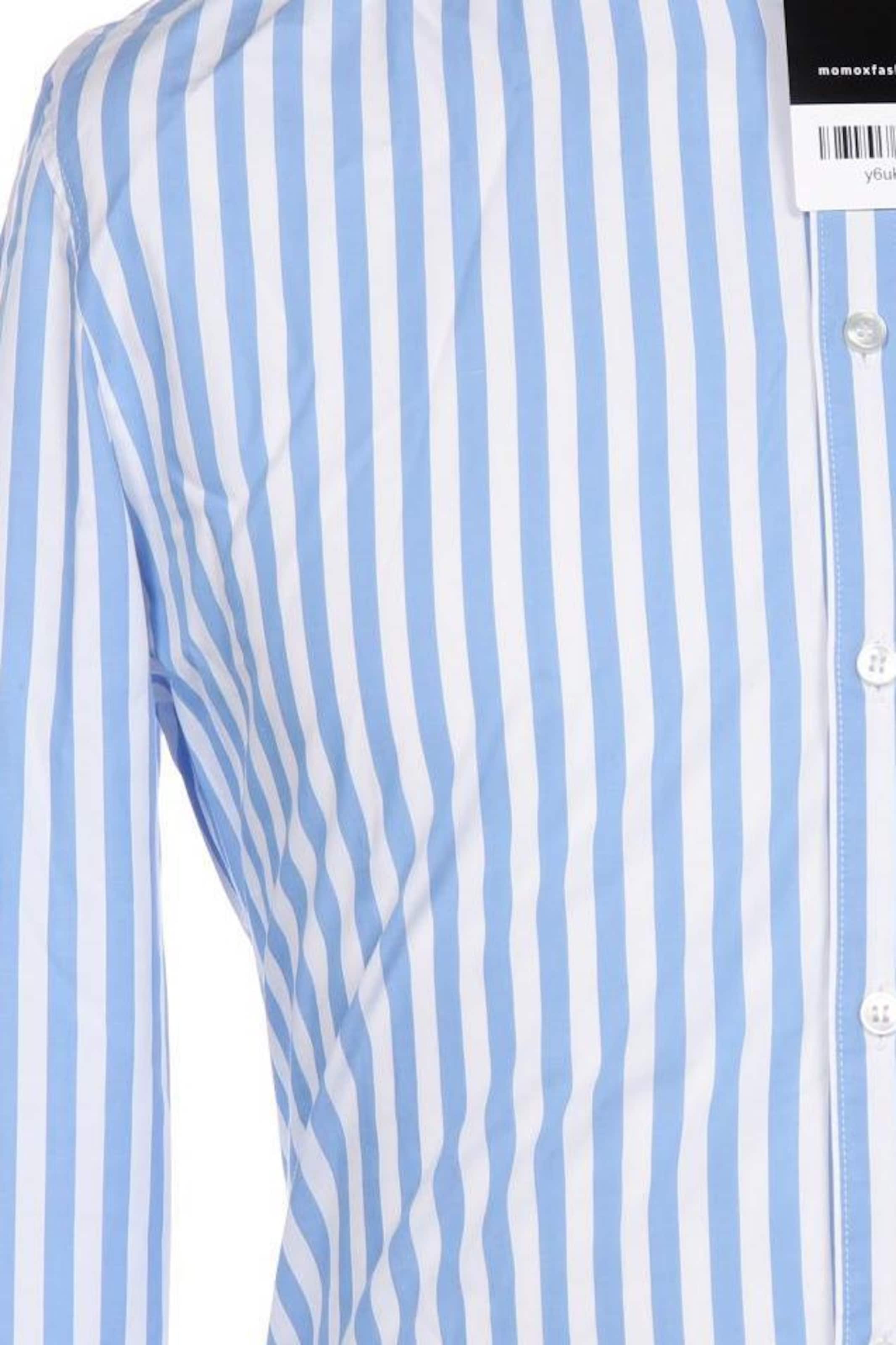 OLYMP Button Up Shirt in M in Blue