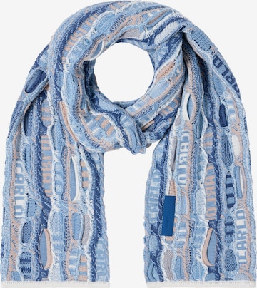 Écharpe ' Di Rosa ' Carlo Colucci en bleu : devant