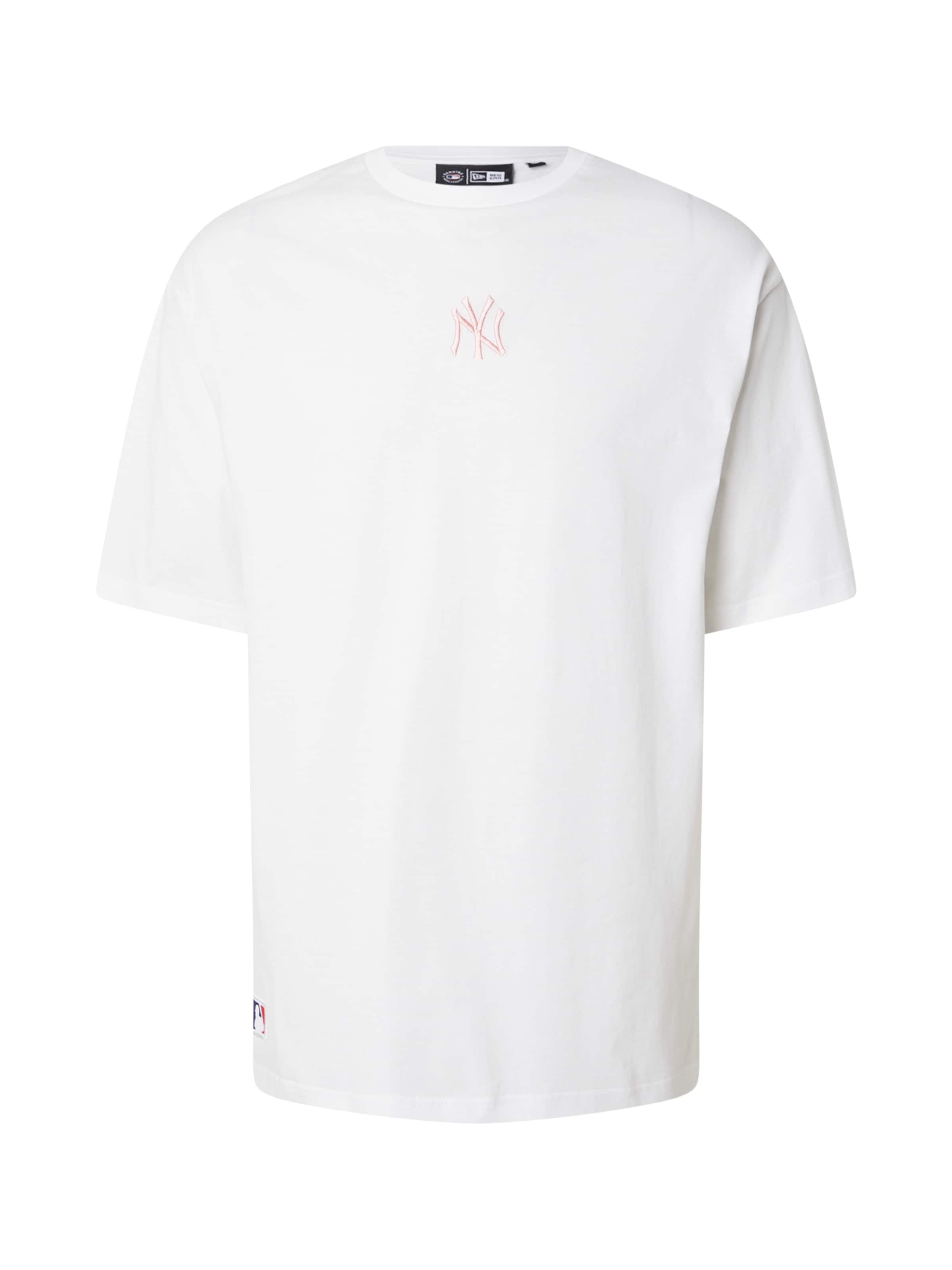 NEW ERA Футболка 'MLB NEYYAN' в Белый: спереди
