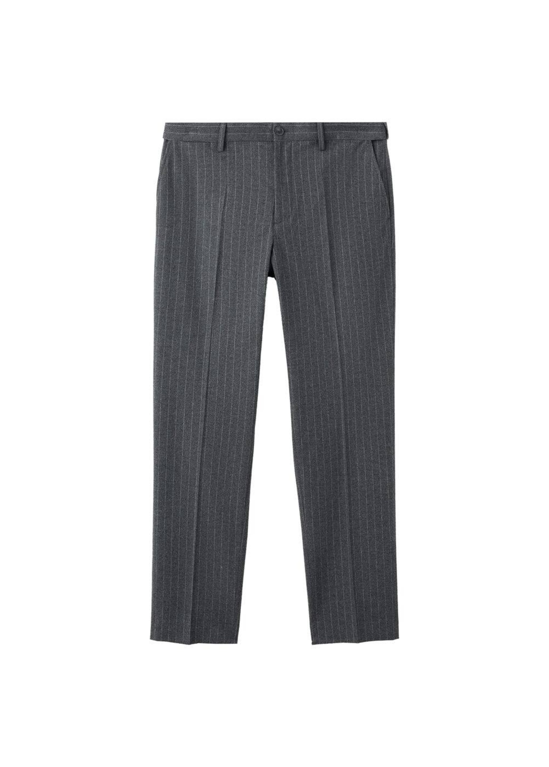 MANGO MAN Pleated Pants 'Brest' in Grey / mottled grey, Item view