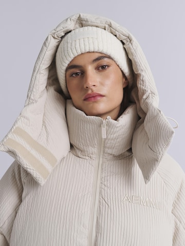 AEMMI Winter Jacket 'Ribbed' in Beige