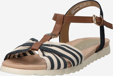 TOM TAILOR Sandalen met riem in Blauw: voorkant