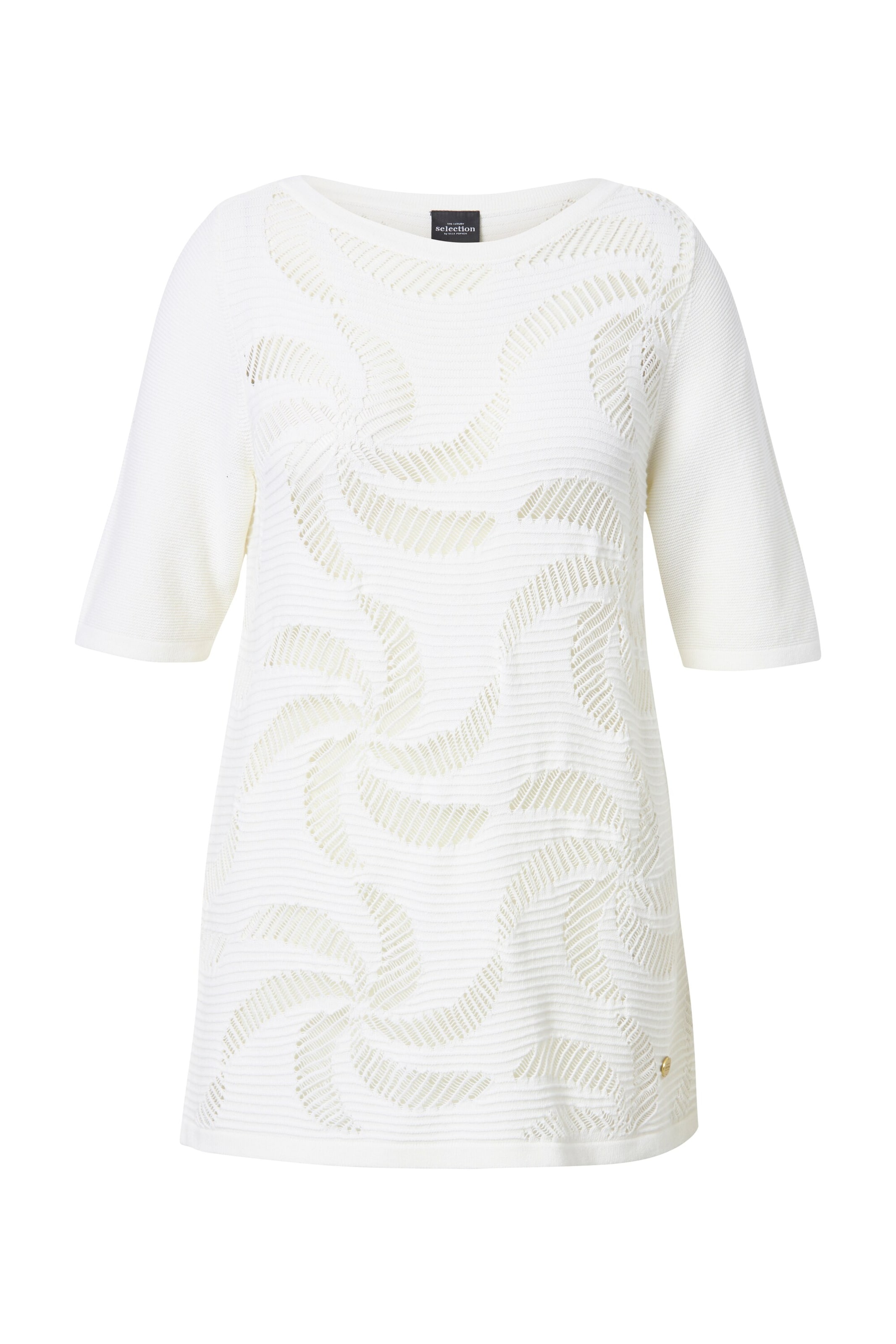 Ulla Popken Bluse in Weiß: Vorderseite