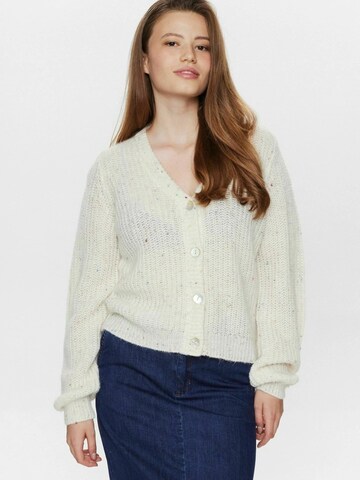 NÜMPH Neuletakki ' NUMILANI ' värissä valkoinen: etupuoli