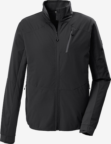 KILLTEC Outdoor jacket in Black: front
