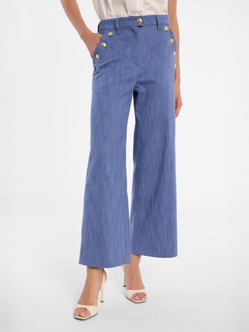 Ana Alcazar Flared Jeans 'Dizli' in Blau