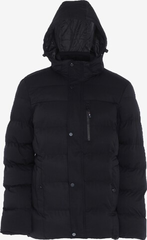 urban storm Winter Jacket in Black: front