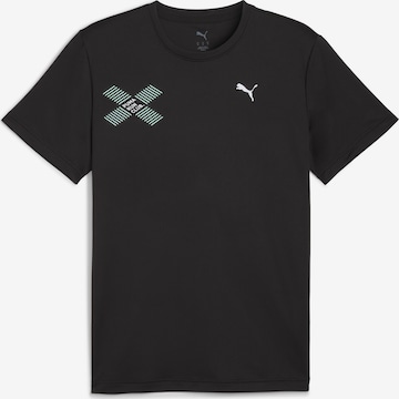 PUMA Performance shirt 'Run Digitokyo' in Black: front