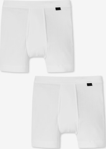 SCHIESSER Boxershorts in Wit: voorkant