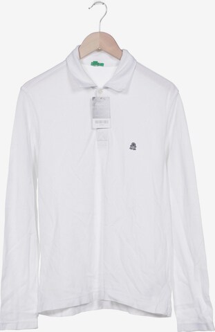 UNITED COLORS OF BENETTON Shirt in M in White: front