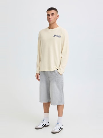 !Solid Sweatshirt ' SDUrton ' in Beige