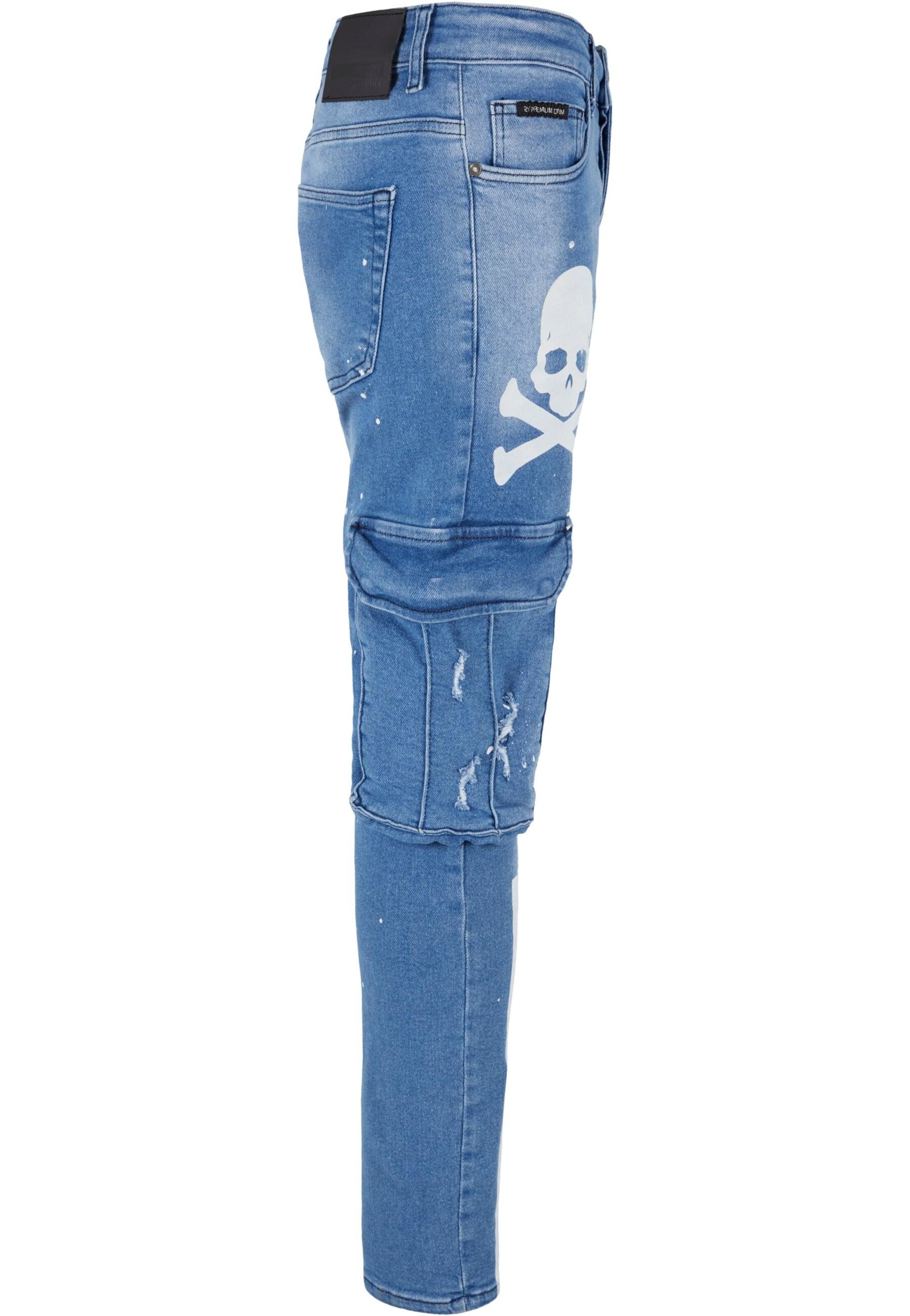 2Y Premium Skinny Jeans in Blau