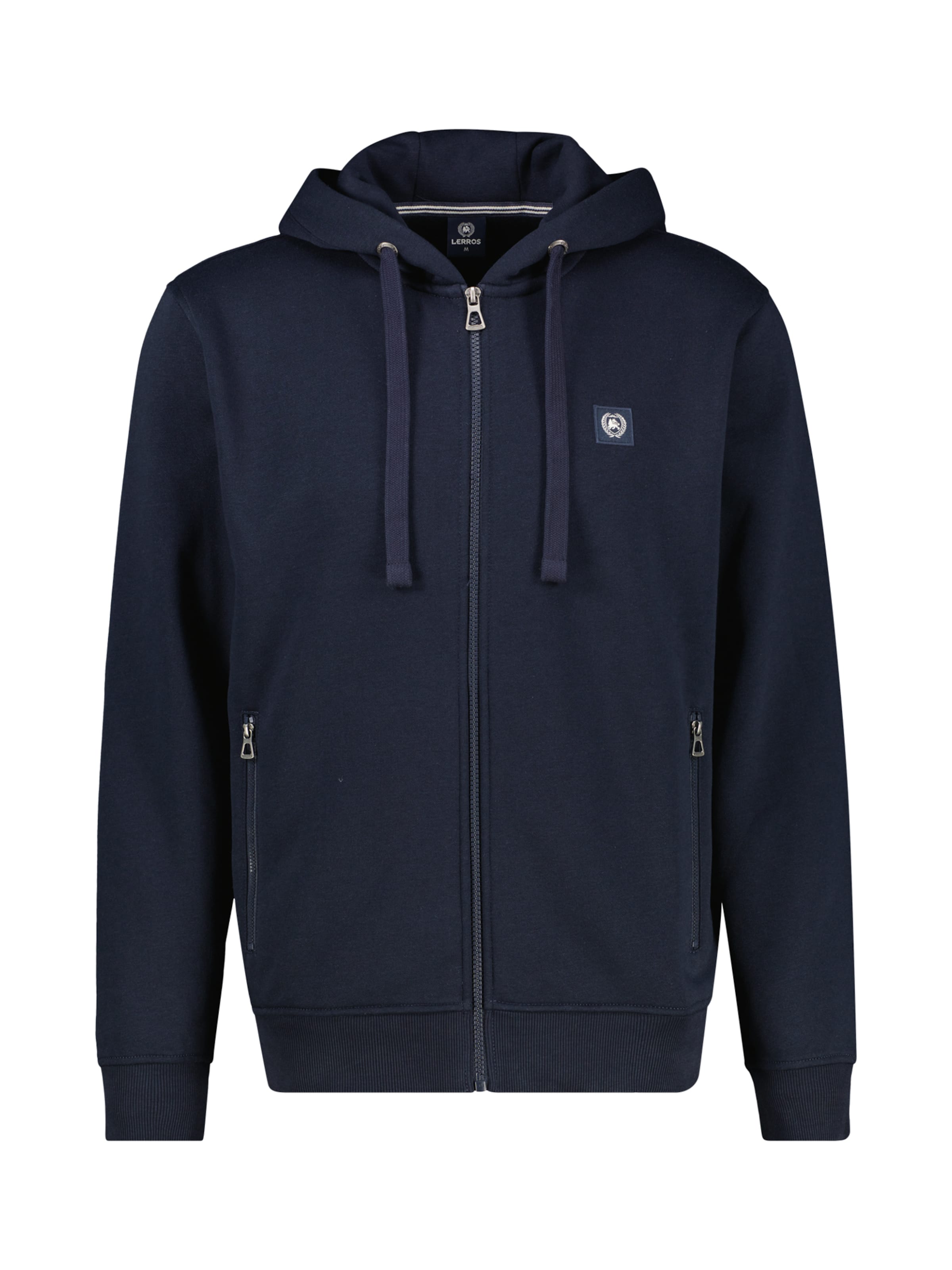 LERROS Sweatjacke in Blau: Vorderseite